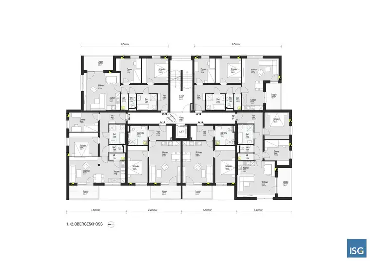 NEUBAU! 3-Zimmer-Mietkauf-Wohnung Top 6 in Geinberg (Eigenmittel erforderlich)