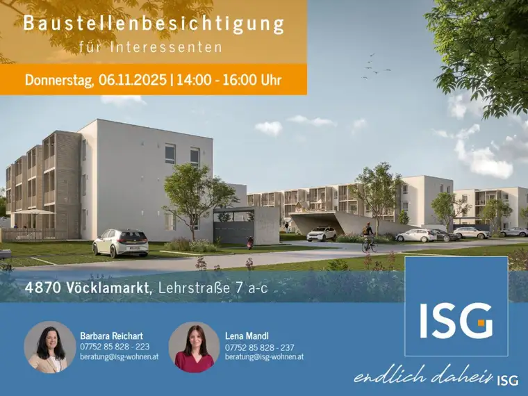 Miete mit Kaufoption - NEUBAU, Top 2, Erstbezug: 2-Zimmer Wohnung mit Eigengarten und Tiefgarage