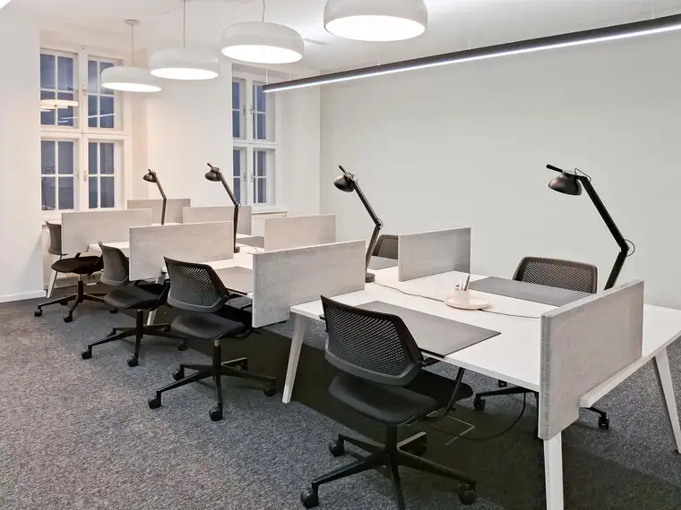 Coworking-Bereiche in Spaces Schwarzenbergplatz