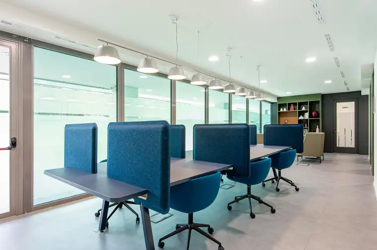 Coworking-Bereich in Regus Messecarree 