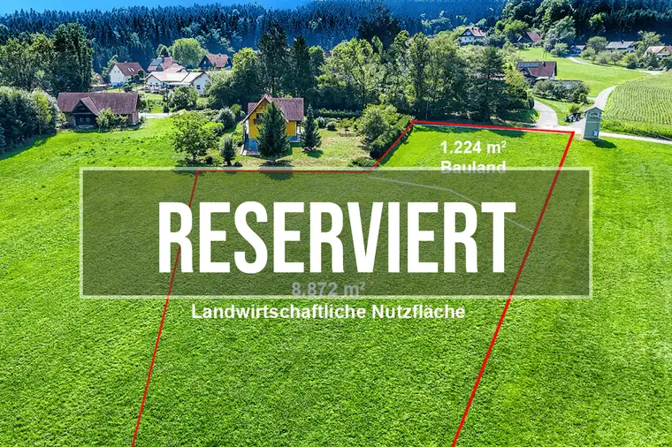 ! RESERVIERT ! *** PICHLING BEI STAINZ - GROSSZÜGIGES GRUNDSTÜCK IN RUHELAGE - 10096 M² GESAMTFLÄCHE ***