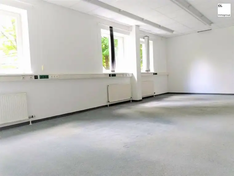 Attraktive Gewerbeimmobilie in Toplage, Salzburg Maxglan - 139m², gelegen im EG; angenehmes Raum- und Arbeitsklima; mit Grün- sowie Parkflächen direkt vor dem Haus