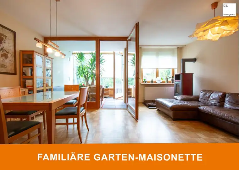 Familiäre Maisonette mit Garten in zentraler und ruhiger Lage!