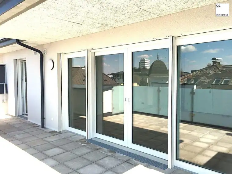 Ihr Wohntraum: sehr helle, sonnige, schöne und zentral gelegene Neubau-Terrassenwohnung an der Schwelle zum Andräviertel (Salzburg Stadt) mit Penthaus-Flair - inklusive TG-Stellplatz