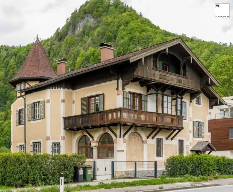 Historische VILLA am Mondsee mit BADEPLATZ