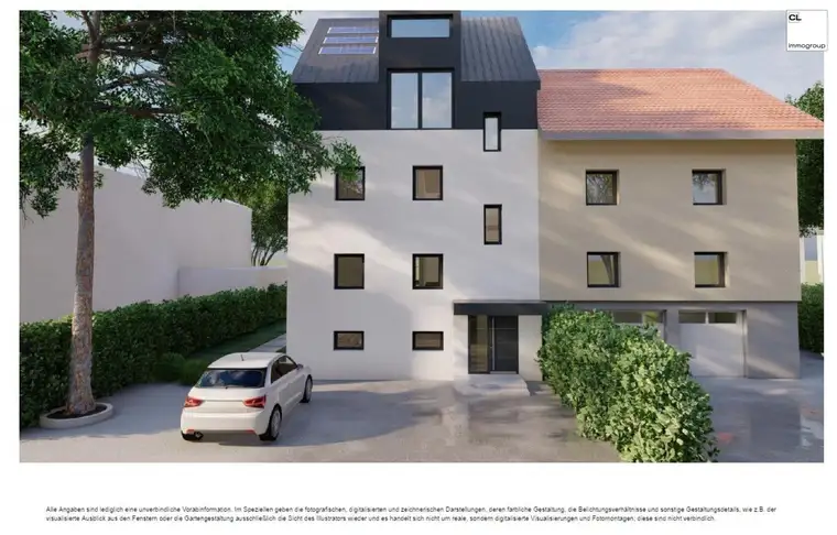 Erstbezug: Gartenwohnung auf 2 Ebenen mit großem Eigengarten in Stadt Salzburg zu verkaufen