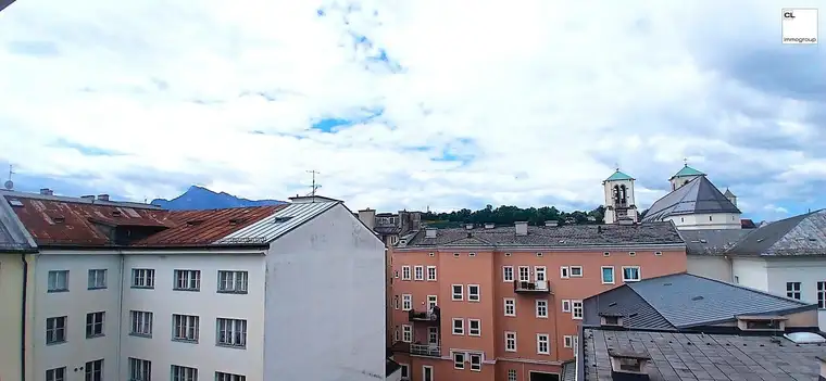 Altstadtwohnung mit großem Balkon und fantastischer Aussicht vom 5. Stock - luxuriöse 125m² über den Dächern des Andräviertels (Salzburg Stadt)