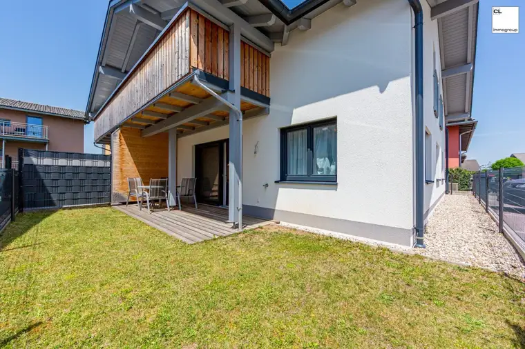 Endlich ankommen! Charmante 3 Zimmer Gartenwohnung in super zentraler Lage von St. Georgen im Attergau