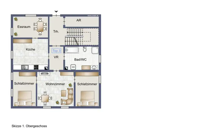 Großes Mehrfamilienhaus mit 5 Wohnungen zu verkaufen