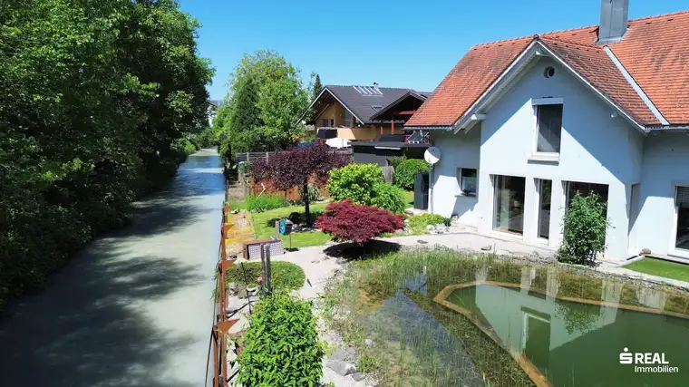 Traumhaftes Haus in Schlins: Garten, Schwimmteich und viel Platz – Ihr neues Zuhause wartet