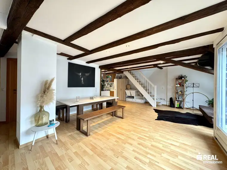 Wohnen in der Innenstadt von Feldkirch: Schöne 4-Zimmer-Maisonettewohnung mit Balkon