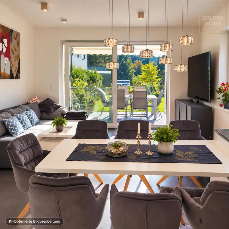 Gartenglück am Waldrand – Eckwohnung mit großer Terrasse und Tiefgaragenstellplatz!