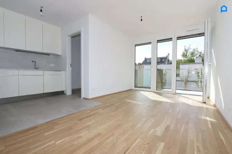 +Pauschale allinklusiv Miete+ KLIMA-HEIZUNG-INKLUDIERT* NEUEBAU-LUXUS- 2 Zimmer, West-Balkon* Maßeinbau-Küche, zugfreie Deckenkühlung, FBH, Alarmanlage, Garage, Lift, barrierefrei