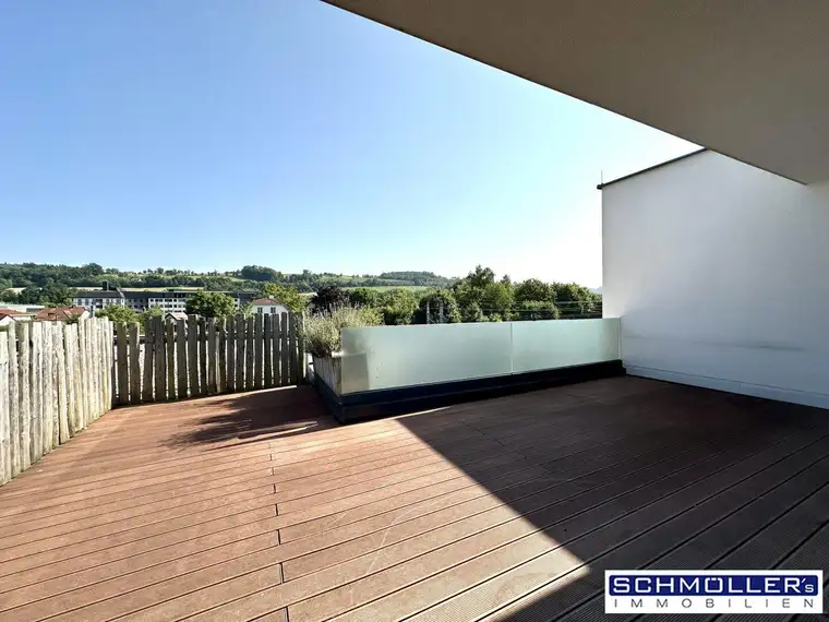 Penthaus mit Naturblick über den Dächern von Bad Schallerbach