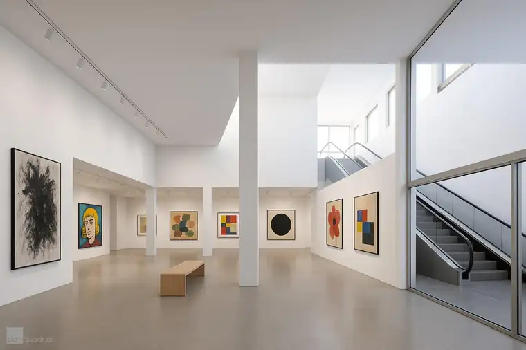 Einzigartige Fläche mit internationalem Flair – perfekt für Ausstellung, Retail, Galerie oder Museum