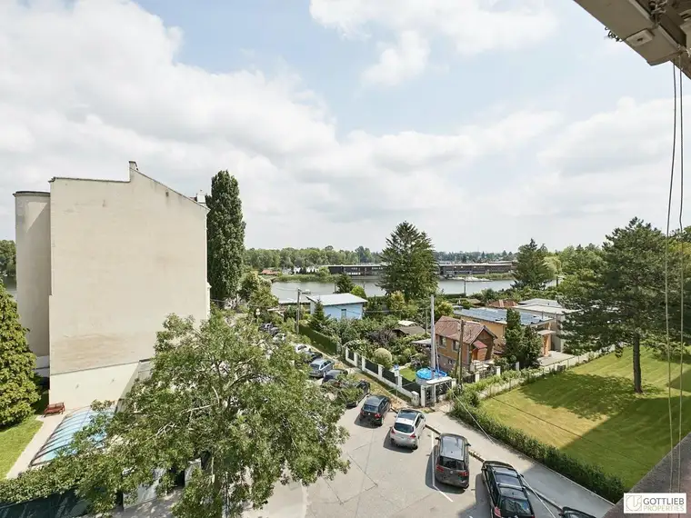 Unbefristet an der Alten Donau! Sonniges 3-Zimmer-Apartment in Grünruhe- und Stockwerkslage mit Donaublick