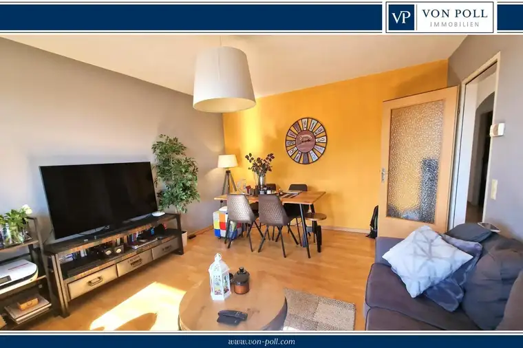 Vermietete 3-Zimmer-Wohnung mit Balkon