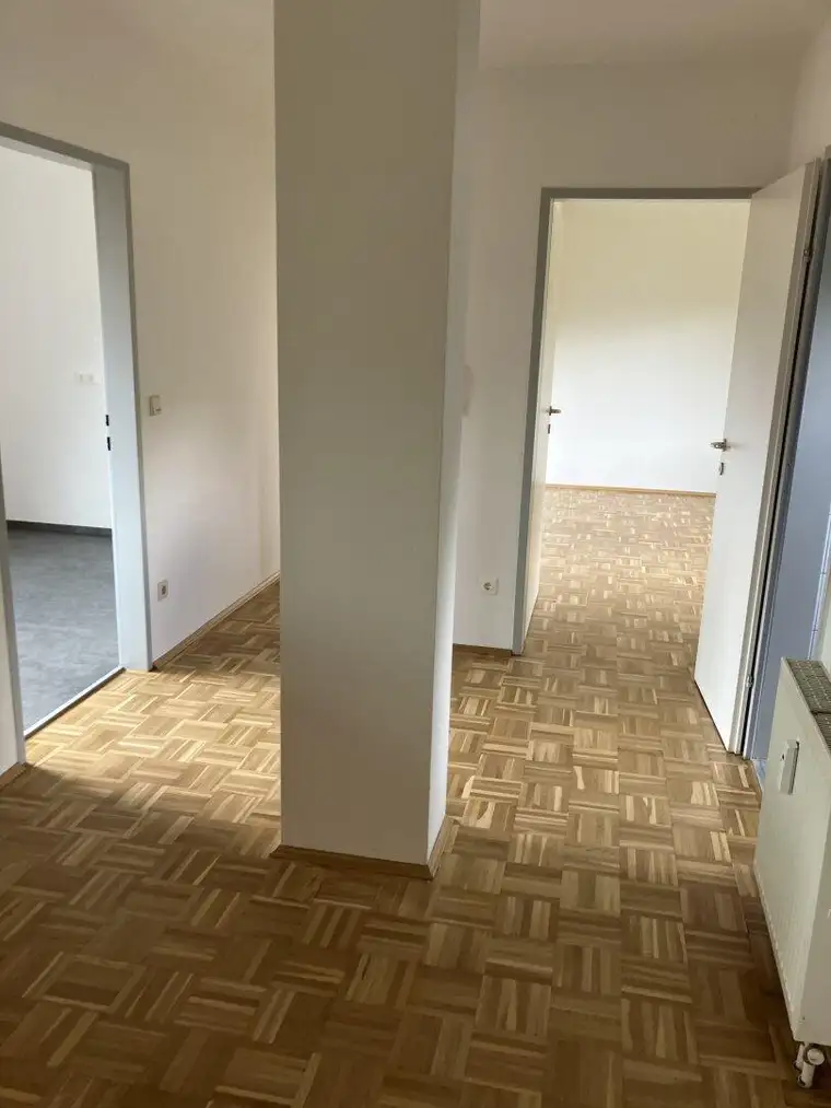 Das ist der Blick aus der Wohnung