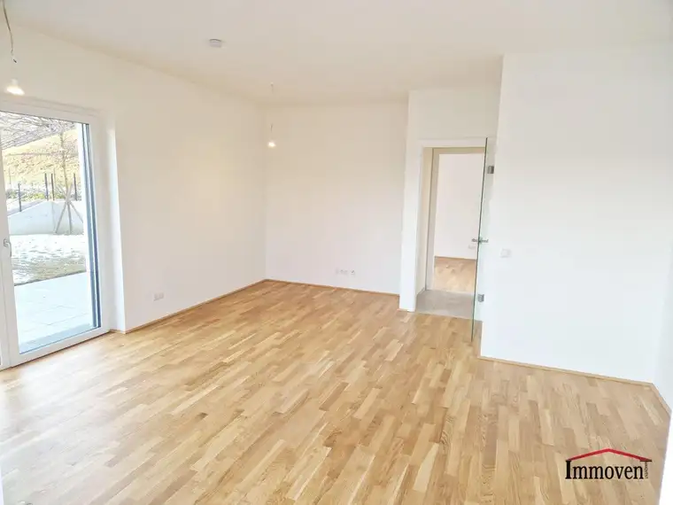 FINANZIERUNGSAKTION* - Erstbezug und Ruhelage in Mariatrost: moderne 4-Zimmerwohnung mit Terrasse, mit Garten und 2 Tiefgaragenplätze