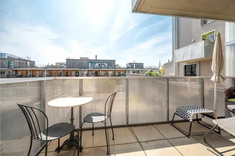 Wohnen im Sonnwendviertel: perfekte Ausstattung: 2-Zimmer-Wohnung mit Balkon