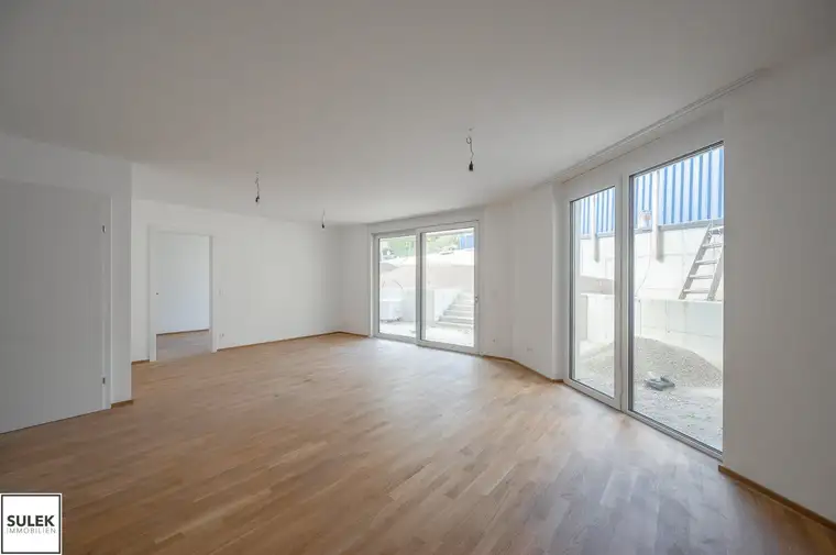 Wohnen in der SCHEFFERGASSE 4: durchgestreckte 4 Zimmer Wohnung mit Terrasse und Garten - Erstbezug ab Q1/2026!