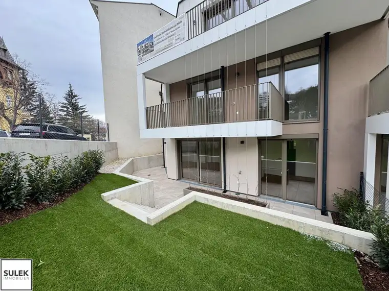 Wohnen in der SCHEFFERGASSE 4: durchgestreckte 4 Zimmer Wohnung mit Terrasse und Garten - Erstbezug ab Q1/2026!