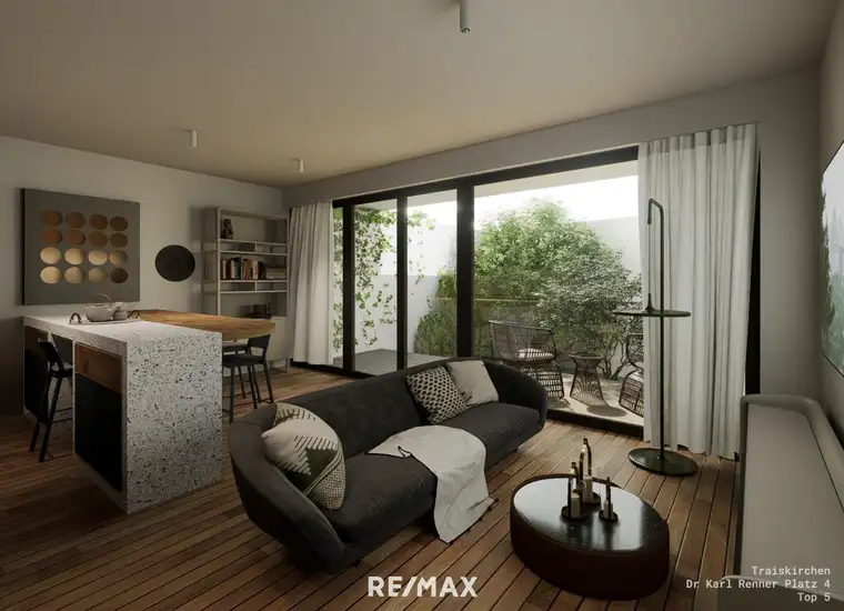 Neubau Erstbezug | 2 Zimmer Gartenwohnung | herrliche Grünlage | inkl. 2 Garagenplätze