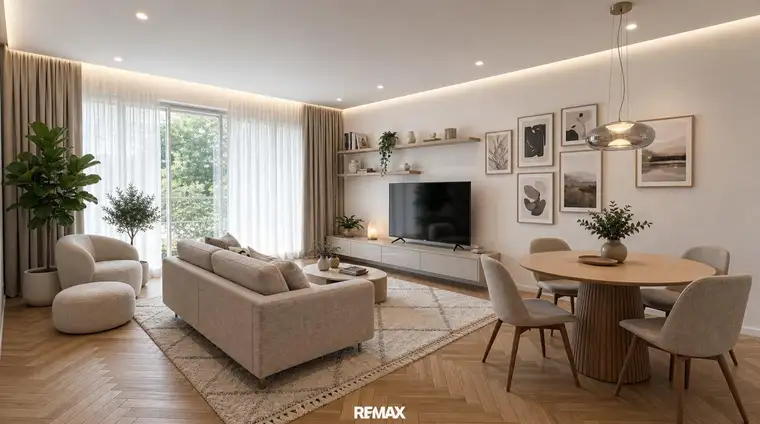 Ruheoase mit Loggia und Grünblick-Ihren Wohnraum nach Wünschen selbst gestalten