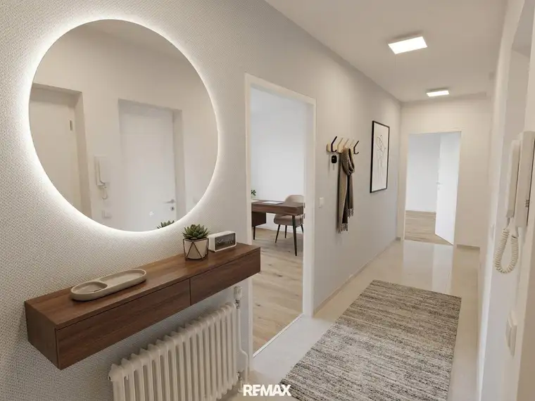 Erstvermietung nach Sanierung | 3,5 Zimmer 95m² Wohnfläche zzgl. Balkon &amp; KFZ Abstellplatz
