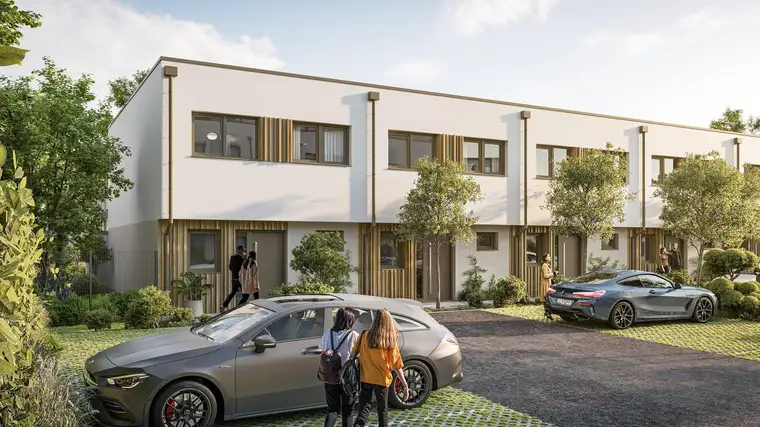 Attraktives Reihenhaus in ruhiger Lage in Eisenstadt – Fertigstellung ab 2026