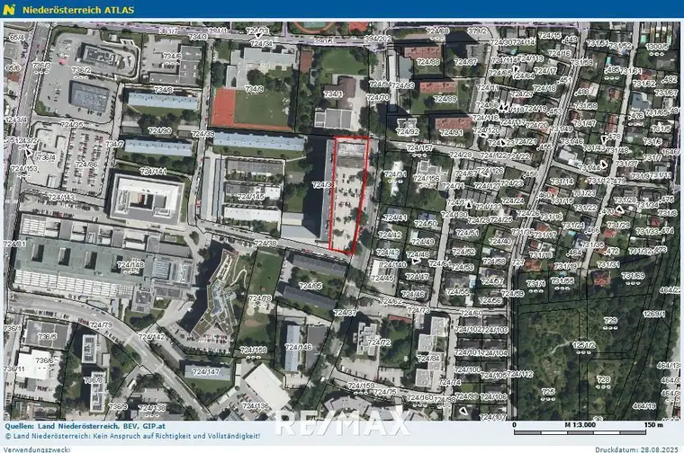 PKW-Abstellplatz in St. Pölten/Süd