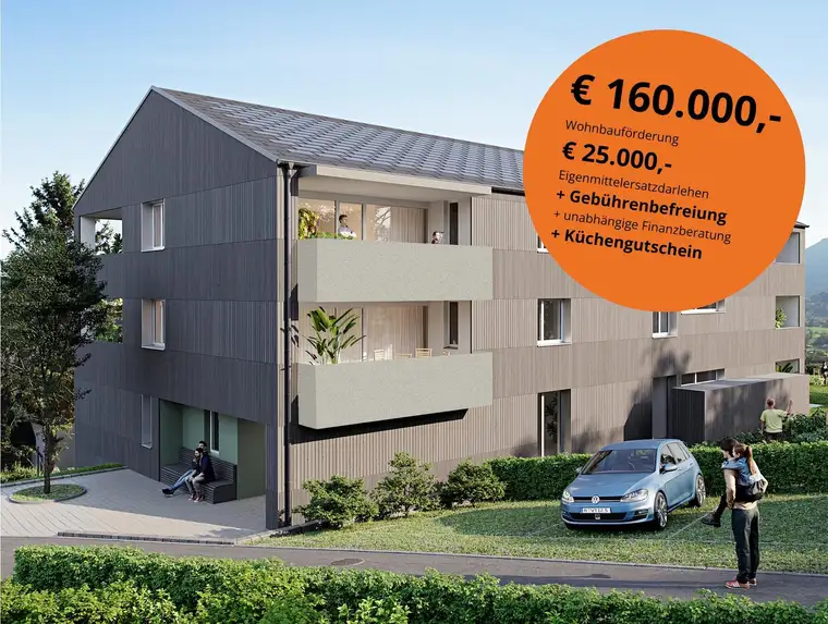 Gartenwohnung Top 2 mit Wohnbauförderung 