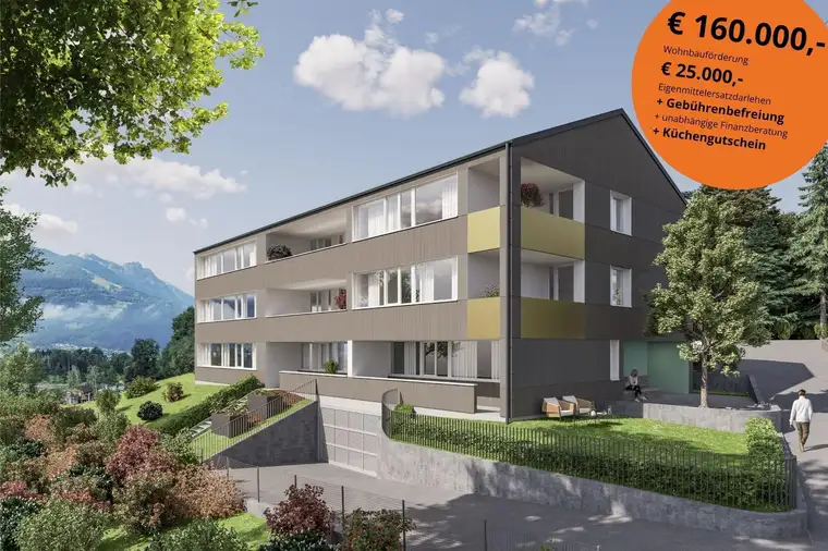3- Zi Dachwohnung Top 7 in Göfis
