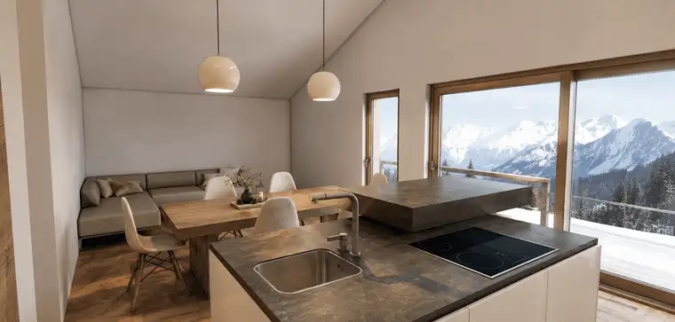 Neubau-Sanierungsprojekt mit Aufstockung Visualisierung