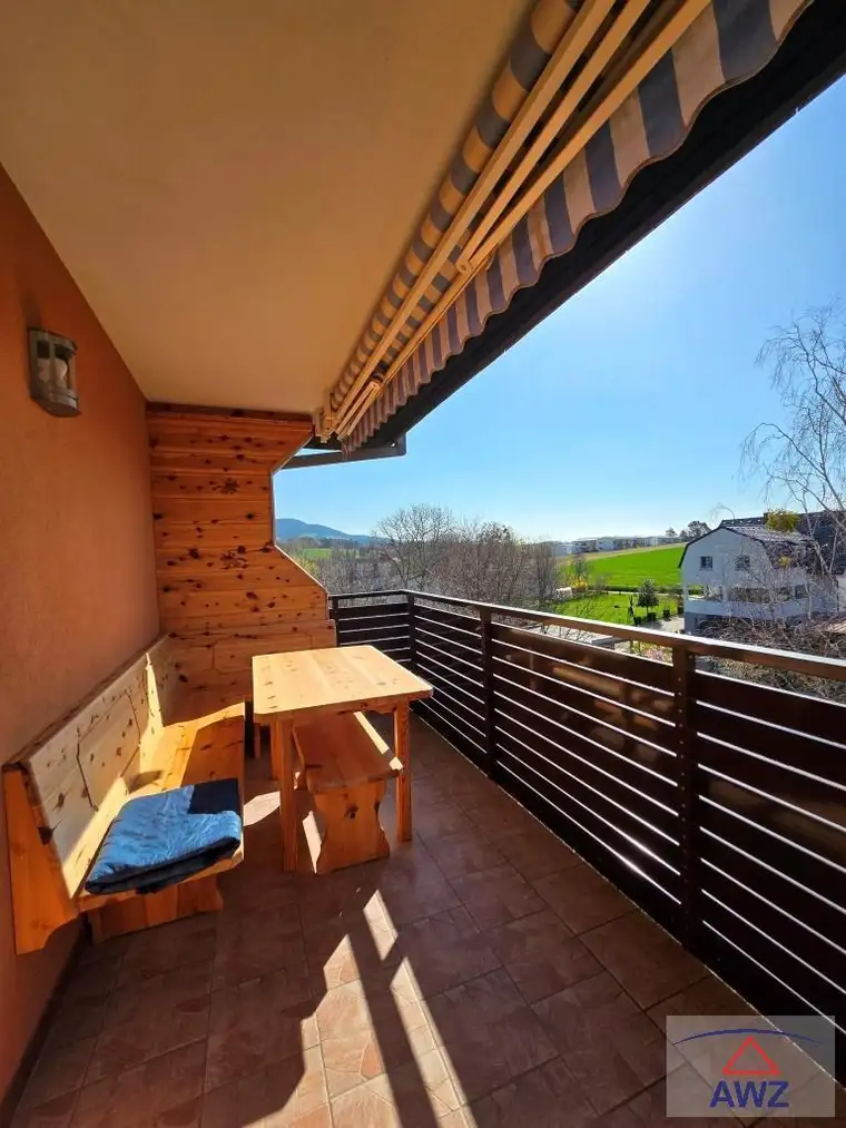 Ruhige, sonnige Wohnung mit Blick ins Grüne und Garage in Pöllau!