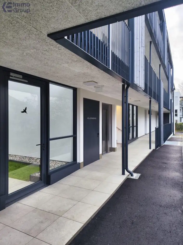Gartenwohnung in Wels, Neubau 2022: 2 Zimmer, 59 m², Terrasse, Tiefgaragenplatz, provisionsfrei für Mieter