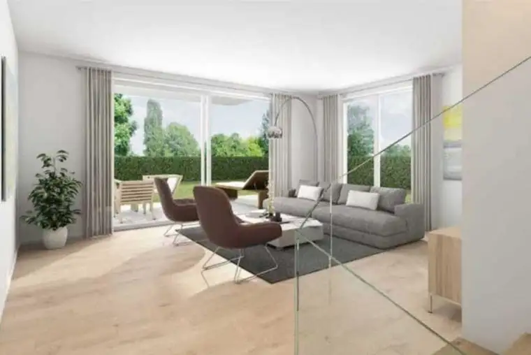 Ruhige Doppelhaushälfte auf Baurechtsgrund - Neubau - Erstbezug mit Wohnkeller + Garten + Terrasse + 2 KFZ Stellplätze + KÜCHE!