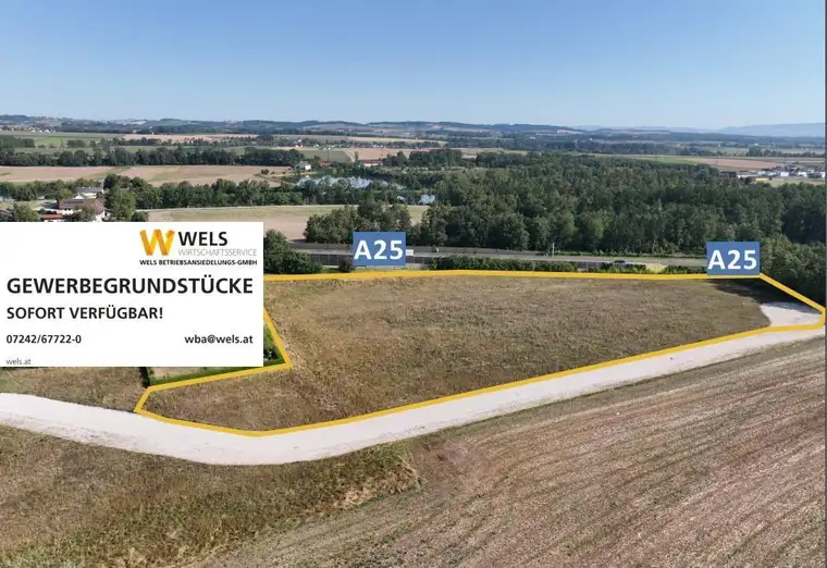 Gewerbegrundstück, gewidmet, Terminal Wels, OÖ Zentralraum