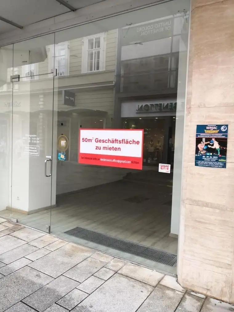Shopfläche in Welser Bestlage - Nachmietersuche