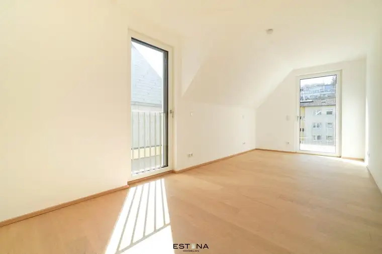 Neubauwohnung mit Klimaanlage und Blick über die Neustifter Weinberge