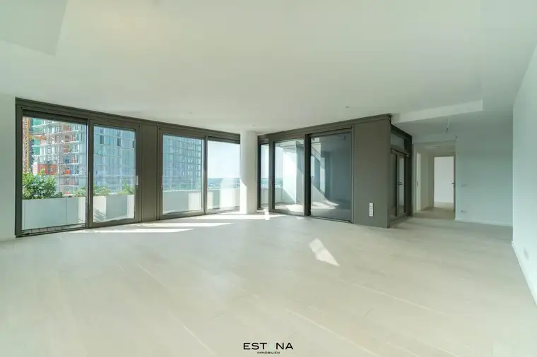 Hochwertig ausgestattete Wohnung in den Danube Flats (inkl. Küche)