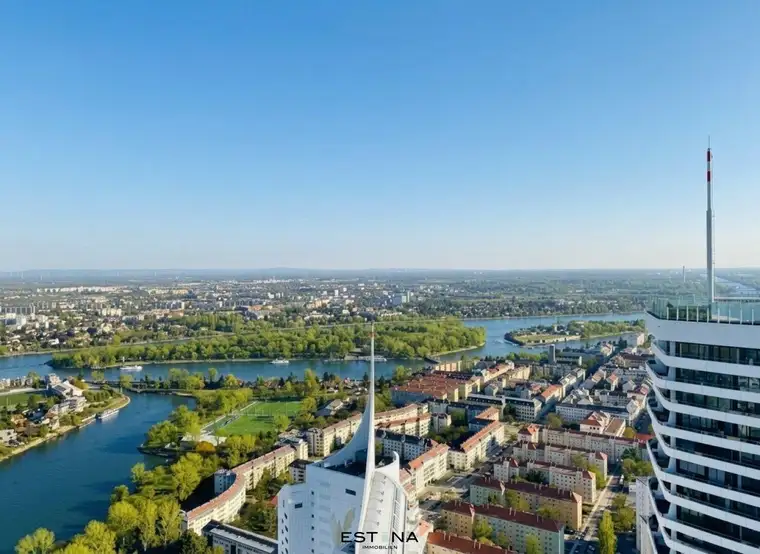 Maximaler Komfort, perfekte Anbindung: Exklusives Tower-Living direkt an der Donau