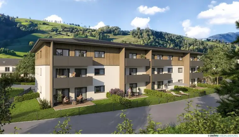 Neue 2-Raum-Wohnung in Kaprun