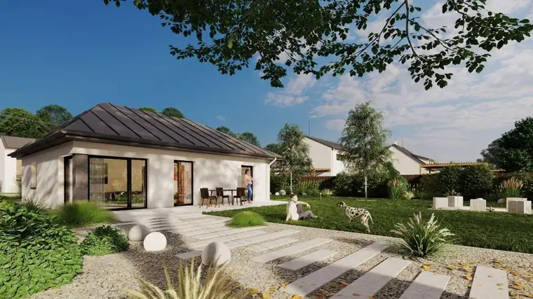 NEUBAU-BUNGALOW, 4 Zimmer, 400 m² Garten - 20 Min von Wien!