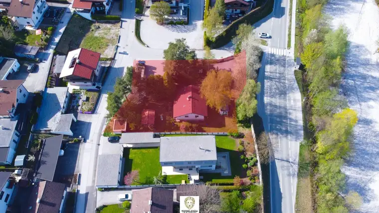 Traumhaftes Baugrundstück mit Altbestand in Tirol: 1291m² in Vomperbach