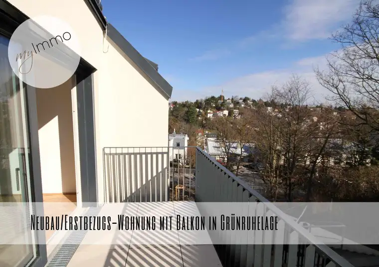 Neubau/Erstbezugs-Wohnung mit Balkon in Grünruhelage