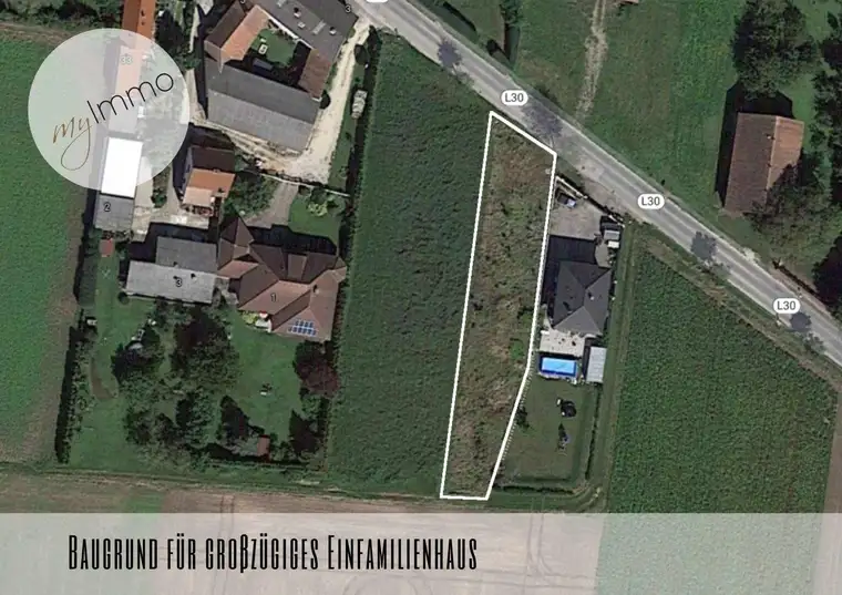 Baugrund für großzügiges Einfamilienhaus