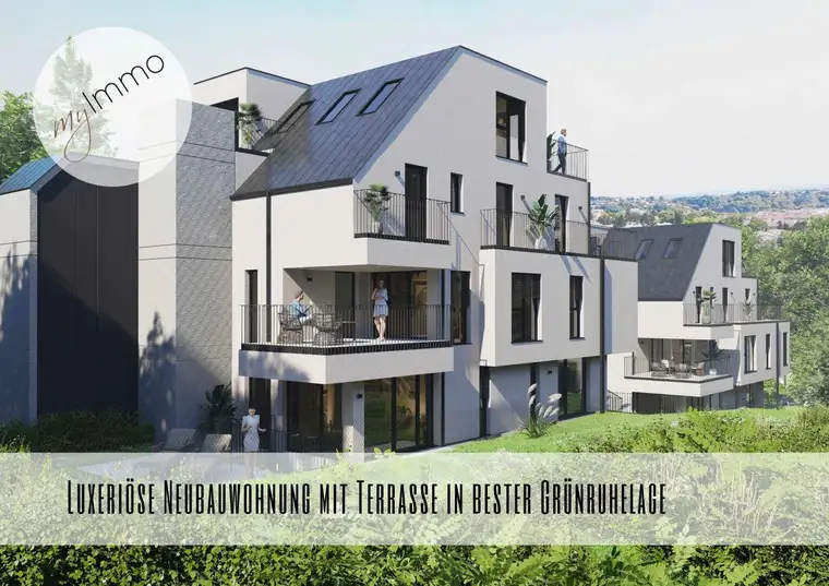 Luxuriöse Neubauwohnungen mit Terrasse in bester Grünruhelage