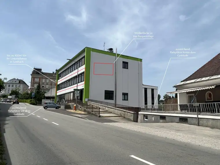 Vielfältige Büro- und Gewerbefläche in Top Frequenzlage in Lambach