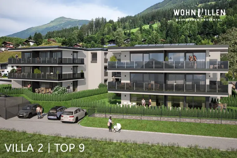 Wohnvillen Neukirchen / Rosental | Villa 2 | 1.OG | TOP 9